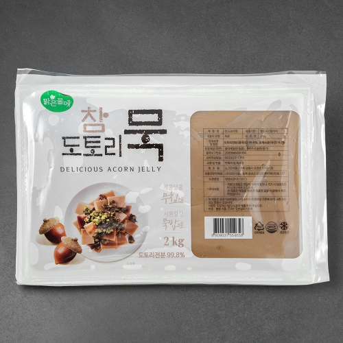 맑은물에 참도토리묵 2kg