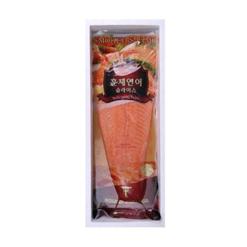 송림수산 훈제연어 통슬라이스 1kg (1개)_이미지