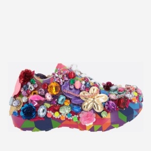 꼼데가르송 멀티컬러 장식 로우탑 스니커즈 GMK102S24 1MULTI_이미지