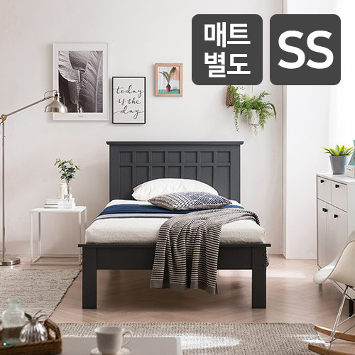 미즌하임 카리타스 원목침대 SS (매트별도)_이미지