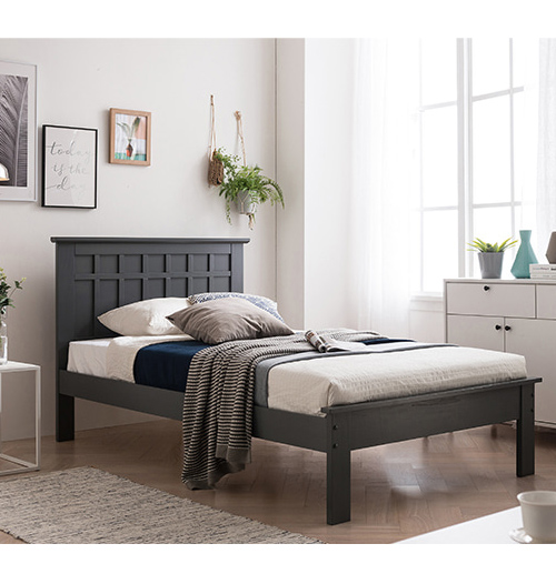 미즌하임 카리타스 원목침대 SS (매트별도)_이미지