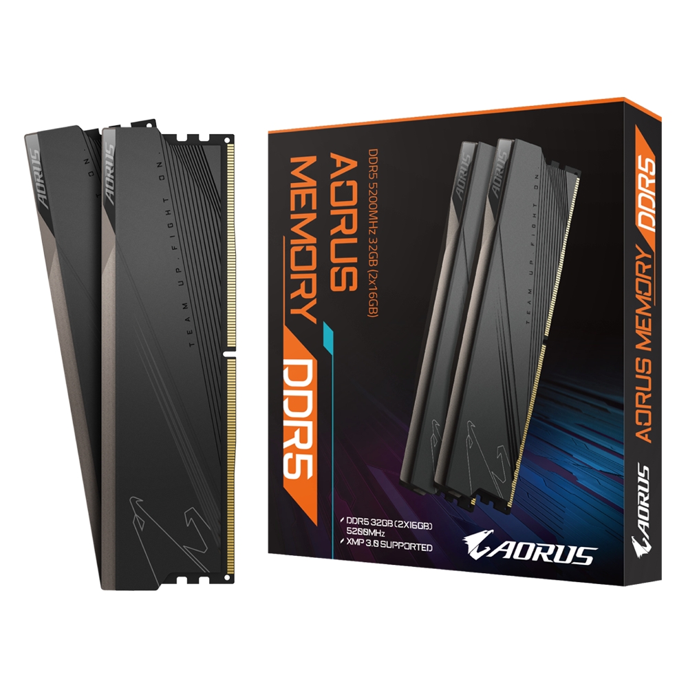 GIGABYTE AORUS DDR5-5200 CL40 ��Ű�� ���̾���(32GB(16Gx2))