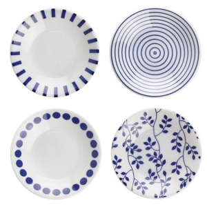 로코리빙 블루포인트 앞접시세트 1세트 접시 4p