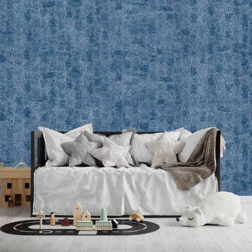 접착식 단열벽지 마가렛딥블루