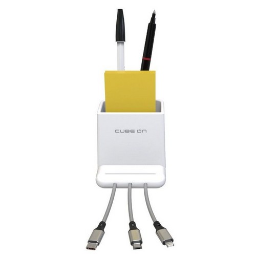 정인일렉텍 큐브온 수납형 충전기 JI-805_이미지