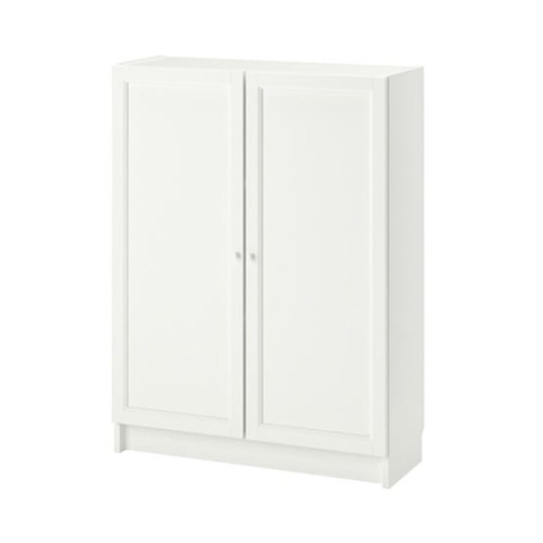 이케아 BILLY 빌리+OXBERG 옥스베리 책장+도어 와이드대형