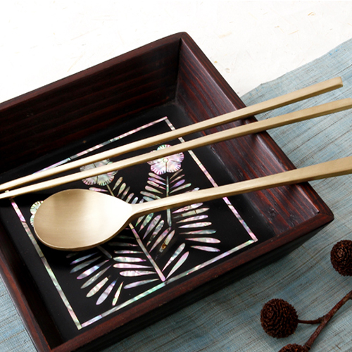 안성맞춤 유기수저 [한지케이스]