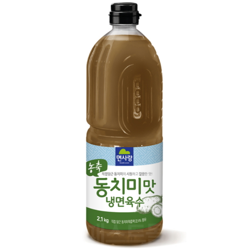 면사랑 농축 동치미맛 냉면육수 2.1kg이미지입니다. 누르면 해당 게시물로 새창이동합니다.