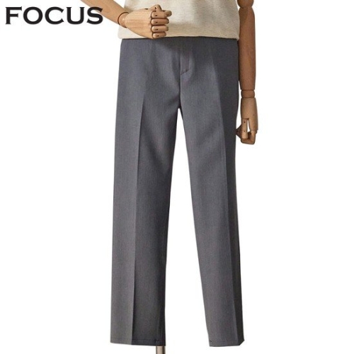  포커스 뒷속밴딩 스판 슬림 슬랙스_FS4A7PT0086