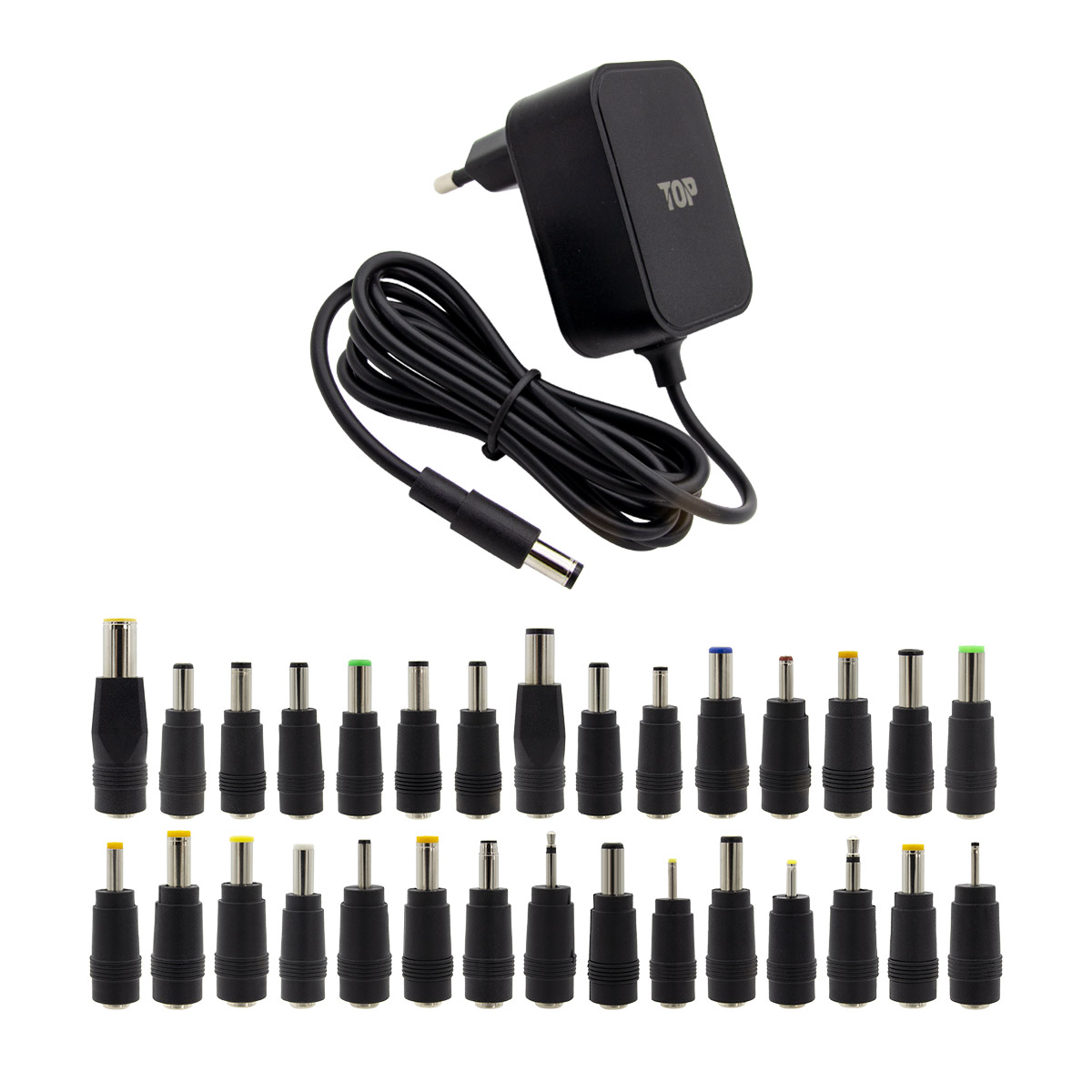 HDTOP DC 24V 1A 블랙 어댑터 (HT-AD181 / 30종 젠더)_이미지
