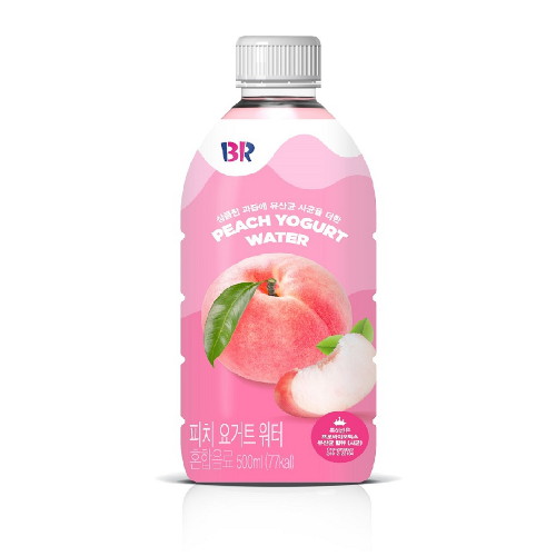 배스킨라빈스 피치 요거트 워터 500ml (12개)