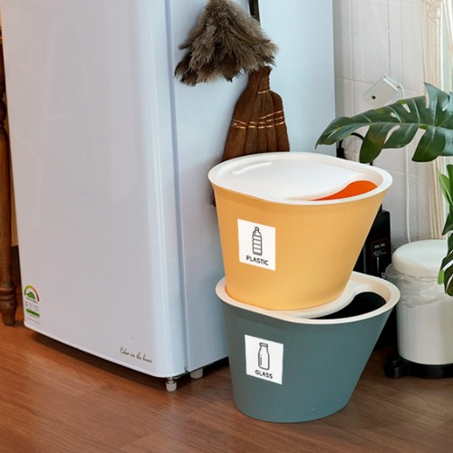더컬러 휴지통 재활용수거함