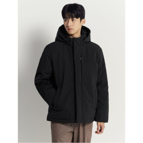 빈폴 남성 논퀼팅 다운 재킷 블랙_BC5X38C265