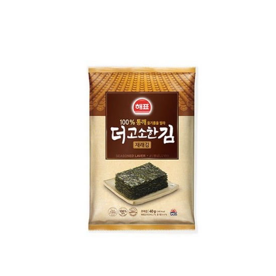 사조대림 해표 더 고소한 김 재래김 40g (4개)_이미지