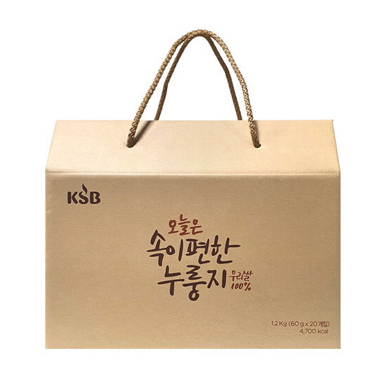 KSB 속이 편한 우리쌀 누룽지 20개입 1.2kg