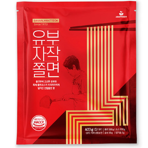 아침빛바다 반야월할매 유부자작쫄면 423g (3개)_이미지