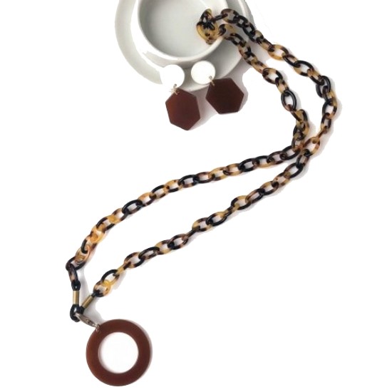 라블리러리 라블리러리 호피무늬 체인 안경줄 선글라스 걸이  5209381_이미지