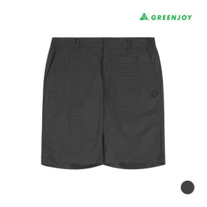 그린조이 윈도우 체크 5부 하프 팬츠 GS23WH51M_이미지