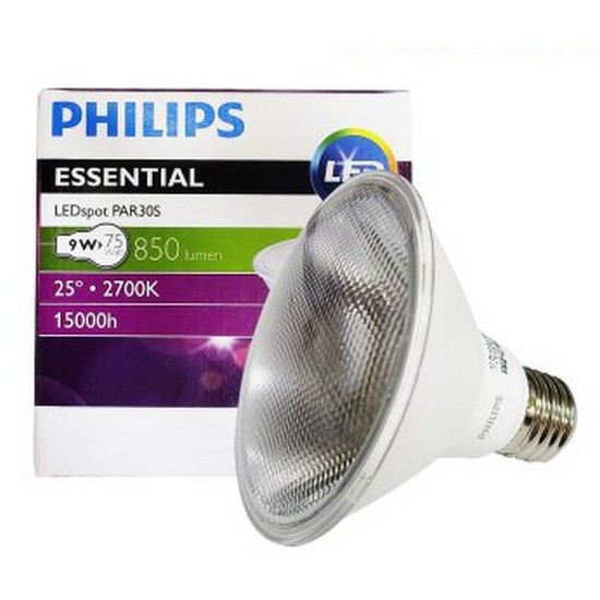 필립스 LED PAR30 에센셜 할로겐전구 전구색 9W