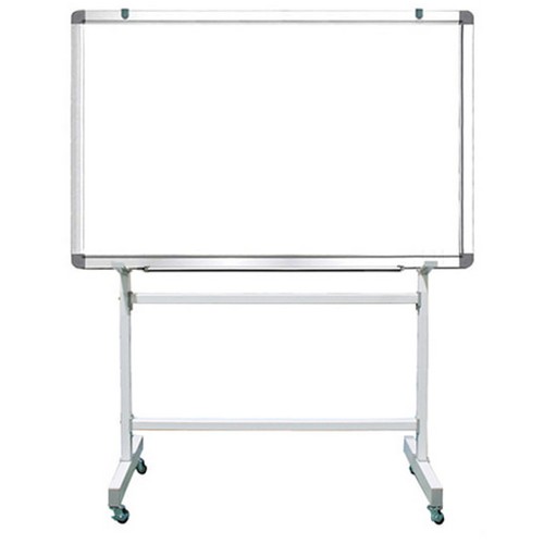 금강칠판교구산업 단면 화이트보드 + 이동식 스탠드 세트 (120x60cm)_이미지