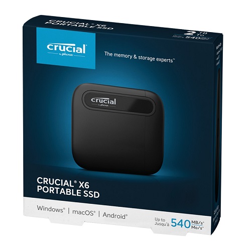 마이크론 Crucial X6 Portable SSD 대원씨티에스 (500GB)_이미지
