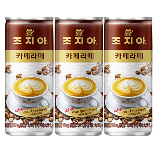 조지아 카페라떼 240ml x 60 캔 커피