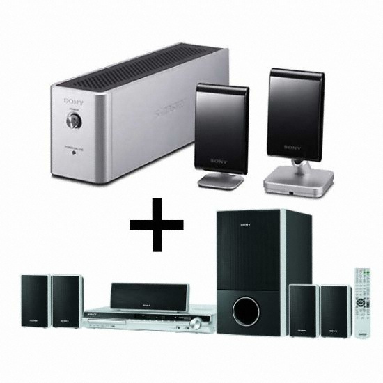 SONY DAV-DZ150K + 무선송수신기 (WAHT-SD1)_이미지
