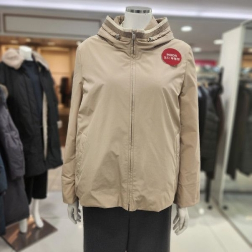 요하넥스 반후드 퀼팅 숏 점퍼 J5A3O301-1 076