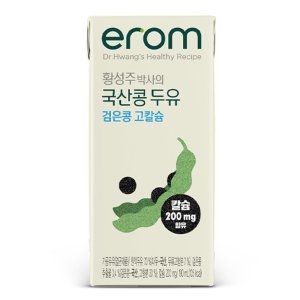 이롬 황성주 국산콩 두유 검은콩 고칼슘 190ml (72개)_이미지