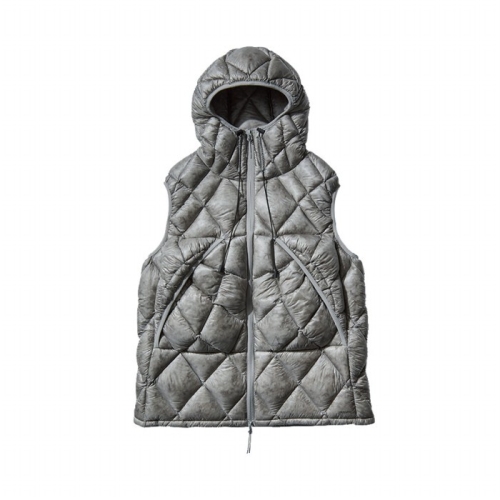  로아 FW25 남성 누나 퀼팅 패딩 조끼 RBMW0493FA327 GRY0004