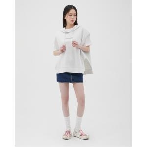 랩 박시핏 민소매 후드 티셔츠 AQ1CT360_이미지