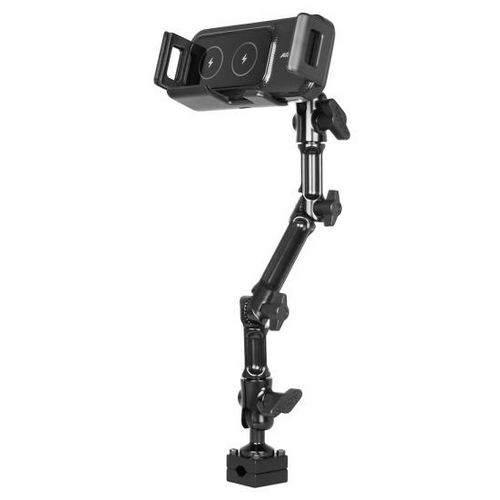 폴더블 멀티앵글 차량용 헤드레스트 센터형 무선충전거치대 FWC3-RSHM96