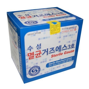 수성 멸균거즈 / 가아제 / 4인치 / 10cm / 5매20포이미지입니다. 누르면 해당 게시물로 새창이동합니다.