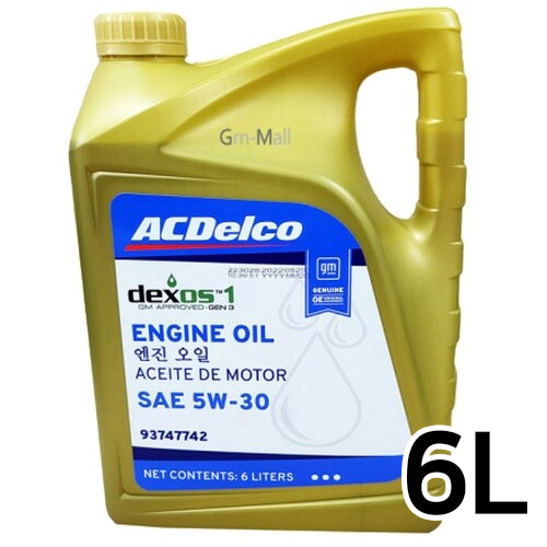 GM ACDelco 순정 GEN3 5W30 6L_이미지