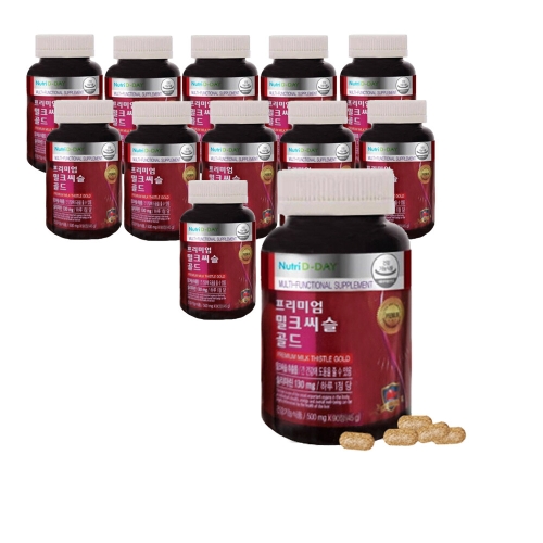 뉴트리디데이 프리미엄 밀크씨슬 골드 500mg 90정 (12개)_이미지