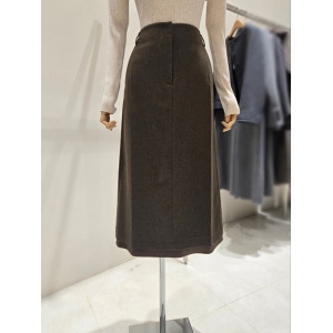 온앤온 밑단 레이어드 H라인 스커트 NJW5WSB36_이미지