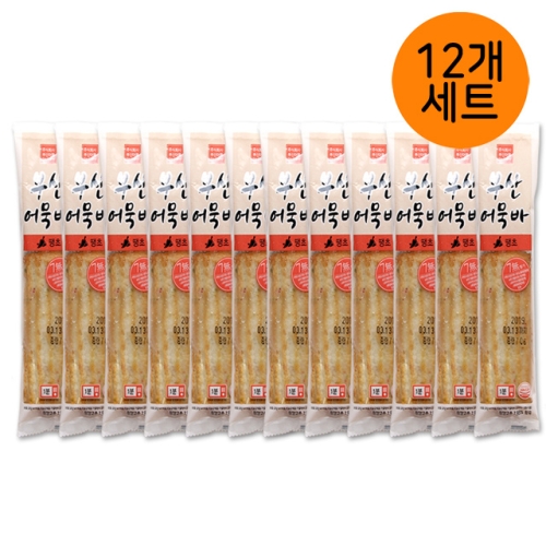 부산어묵  프리미엄 땡초 어묵바 12개 세트