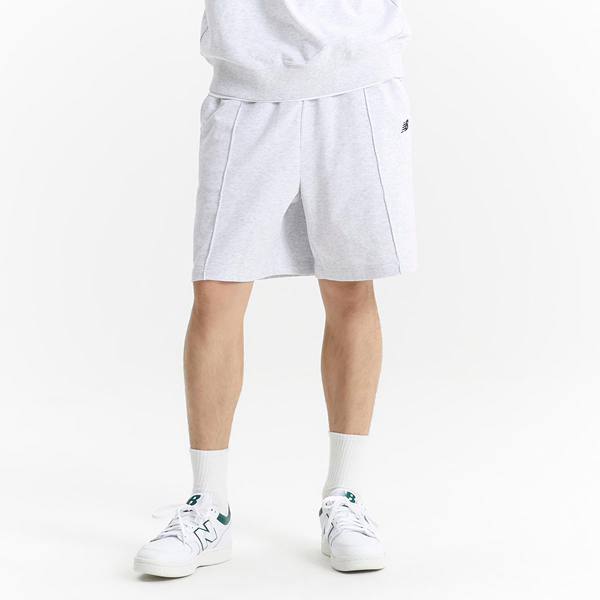 뉴발란스 에센셜 핀턱 5부 반바지 STANDARD FIT NBPG NBNVE21053_이미지