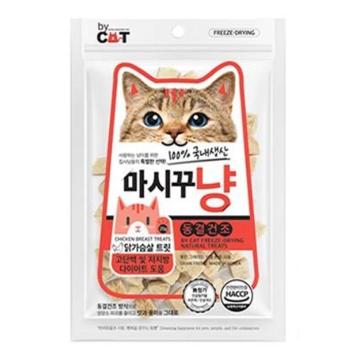 오션 바이캣 마시꾸냥 닭가슴살 트릿 25g (4개)