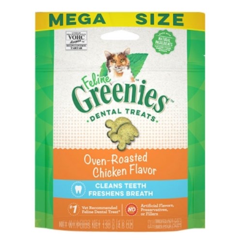 한국마즈 그리니즈 캣 필라인 덴탈 트릿 닭고기 130g (4개)