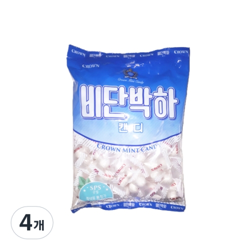크라운제과 비단박하캔디 400g (4개)_이미지