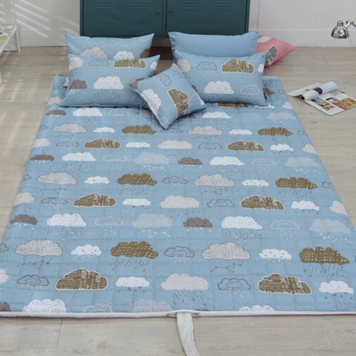 대창무역 스누즈 레이니데이 세미 온수매트 커버 (싱글, 100x200cm)