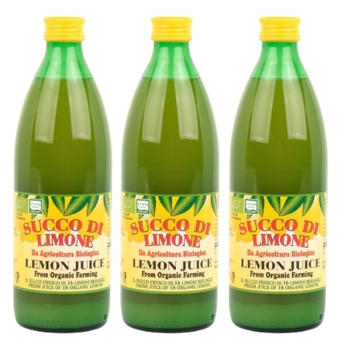 Eurofood 유기농 레몬쥬스 500ml (3개)