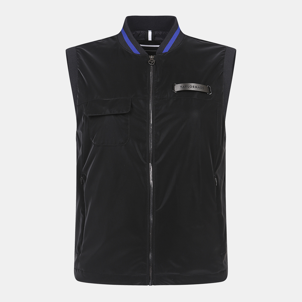 테일러메이드 샤이닝 집업 베스트 TWVEM7111 (199, 블랙)