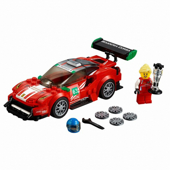 레고 ㅤ스피드 챔피언 페라리 488 GT3 스쿠데리아 코르사 (75886) (해외구매)_이미지