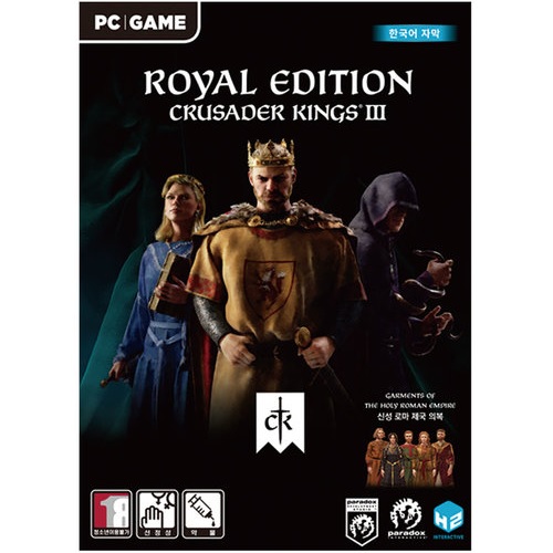 패러독스 인터랙티브 크루세이더 킹즈 3 PC (로얄에디션,CIB,한글판)