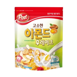 동서식품 포스트 고소한 아몬드 후레이크 620g (3개)_이미지