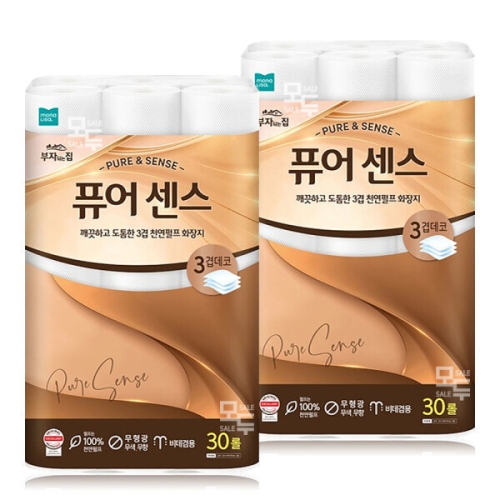 퓨어 센스 22m (30롤)