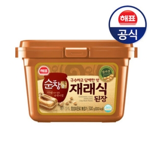 사조대림 해표 순창궁 재래식 된장 500g (5개)