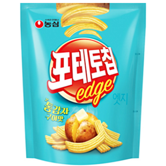 농심 포테토칩 엣지 통감자구이맛 50g (1개)